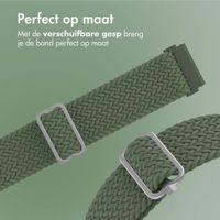 imoshion Nylon geweven bandje Samsung Galaxy Watch 7 40/44 mm - Donkergroen