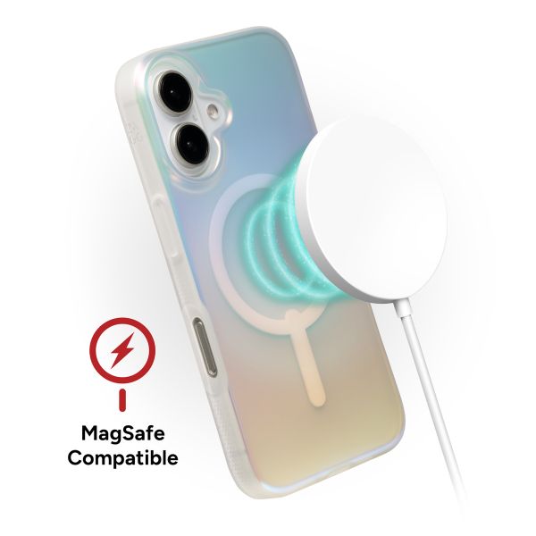 ZAGG Milan Snap Case met MagSafe iPhone 16 - Iridescent