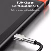 Baseus Cafule Series USB-C naar USB-C kabel - Metaal - 100 Watt - 2 meter - Zwart