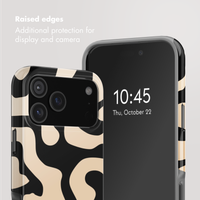 Selencia Vivid Back Cover with MagSafe Apple iPhone 17 Pro Max - Art Wave Black