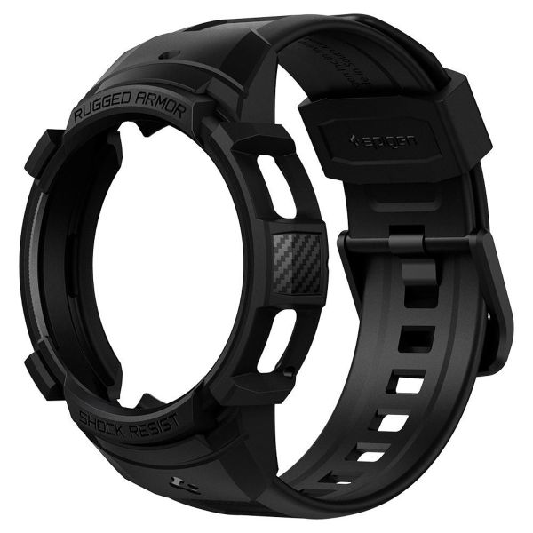 Spigen Rugged Armor™ Pro Case Samsung Galaxy Watch 4 - 46 mm - Black