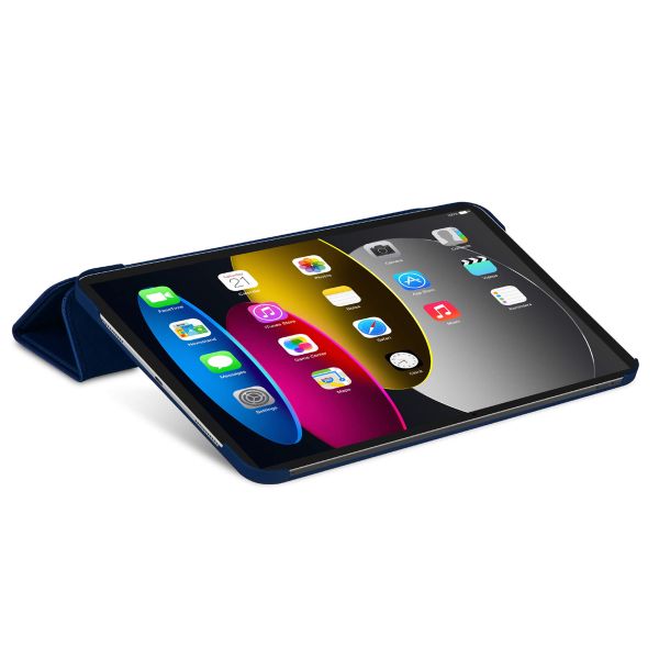 Decoded Textured Sillicon Slim Cover Apple iPad 11 (2025) 11 inch A16 / iPad 10 (2022) 10.9 inch - Navy Peony