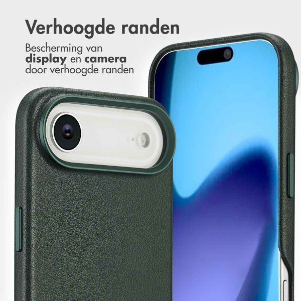 Accezz Leather Bookcase 2-in-1 met MagSafe Apple iPhone Air - Cedar Green