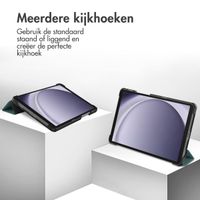 imoshion Trifold Bookcase Samsung Galaxy Tab A11 / A9 8.7 inch - Donkergroen