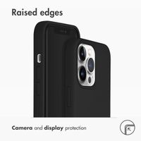 Accezz Liquid Silicone Back Cover with MagSafe Apple iPhone 13 Pro - Black