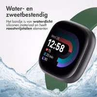 imoshion Siliconen bandje Fitbit Versa / Versa 2 / Versa Lite - Maat L - Donkergroen