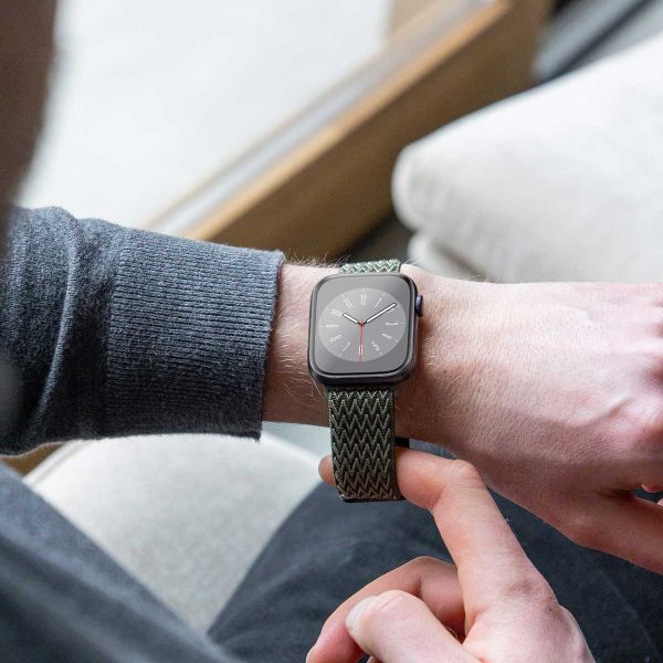 imoshion Elastisch nylonbandje - Universeel 22 mm aansluiting - Donkergroen - OnePlus Watch 3