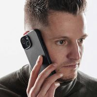 Accezz Leather Back Cover with MagSafe Apple iPhone 16 Pro Max - Onyx Black