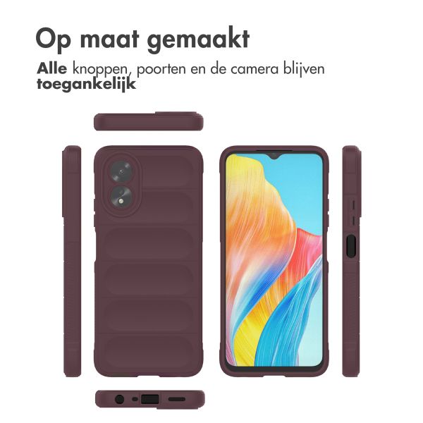 imoshion EasyGrip Backcover Oppo A18 / Oppo A38 - Aubergine