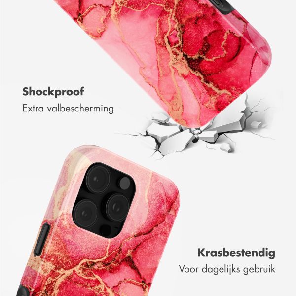Selencia Vivid Backcover met MagSafe Apple iPhone 16 Pro Max - Rosy Marble