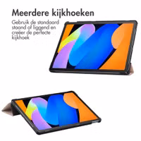 imoshion Trifold Bookcase Lenovo Idea Tab - Rose Gold