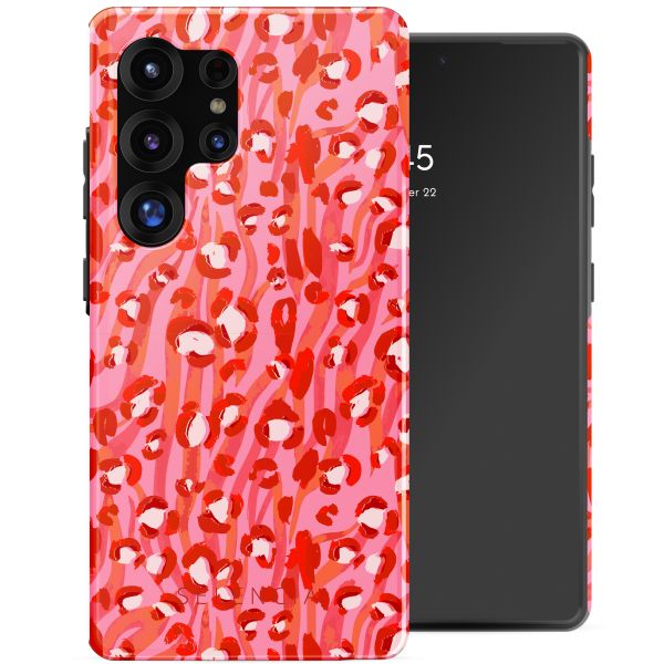 Selencia Vivid Tough Backcover Samsung Galaxy S25 Ultra - Wild Spots Lipstick