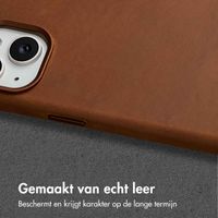 Accezz Vintage Leather Magsafe Backcover Apple iPhone 15 - Tabacco Cognac