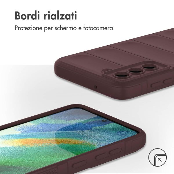 imoshion EasyGrip Backcover Samsung Galaxy S21 FE - Aubergine