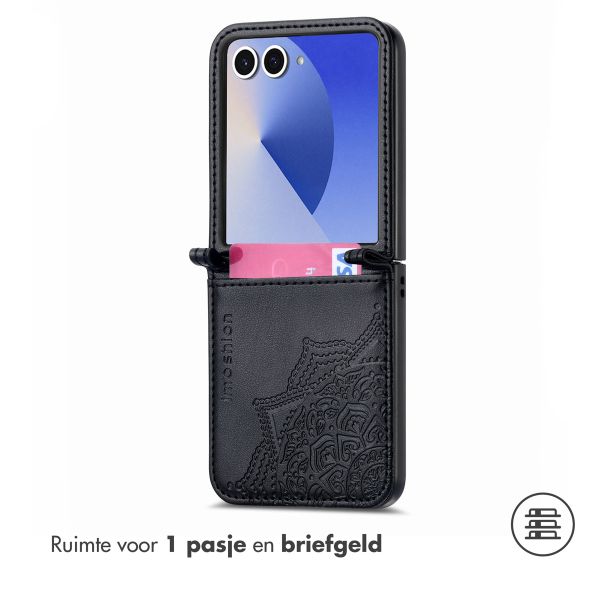 imoshion Mandala Bookcase Samsung Galaxy Z Flip 7 - Zwart