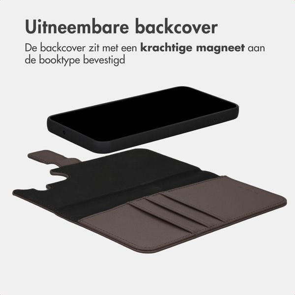 imoshion Uitneembare 2-in-1 Luxe Bookcase Samsung Galaxy S24 FE - Bruin