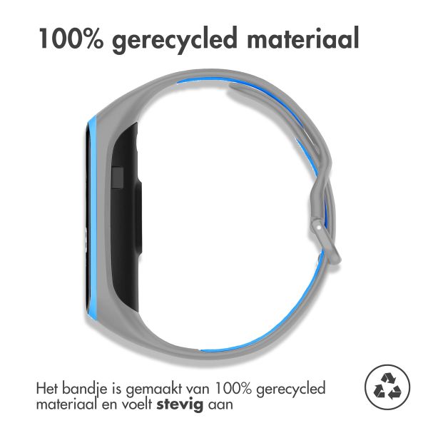 imoshion Siliconen sport bandje Samsung Galaxy Fit 2 - Grijs / Blauw