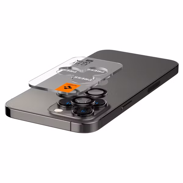 Spigen GLAStR EZ Fit Optik Camera Protector 2 Pack Apple iPhone 14 Pro / 14 Pro Max - Black