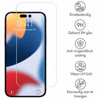 Accezz Gehard Glas Screenprotector Apple iPhone 14 Pro Max