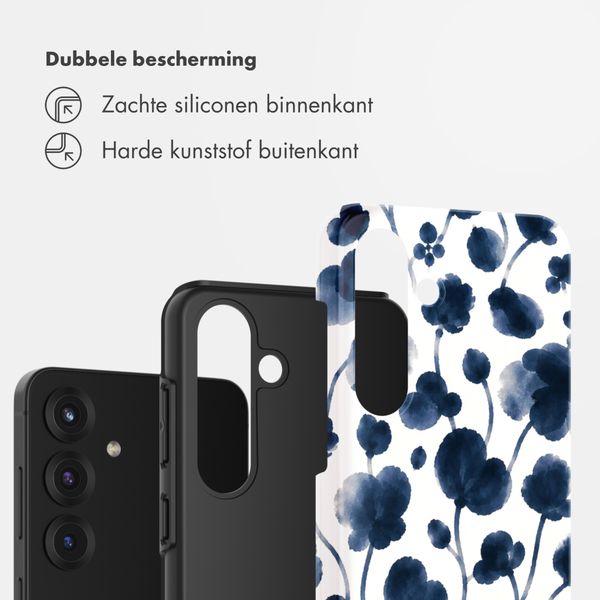 Selencia Vivid Backcover Samsung Galaxy S25 - Midnight Blossom