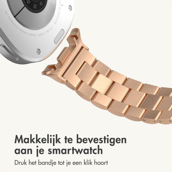imoshion Stalen bandje Samsung Galaxy Fit 3 - Rosé Goud
