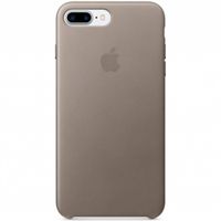 Apple Leather Backcover Apple iPhone 8 Plus / 7 Plus - Taupe
