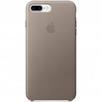 Apple Leather Backcover iPhone 8 Plus / 7 Plus - Taupe