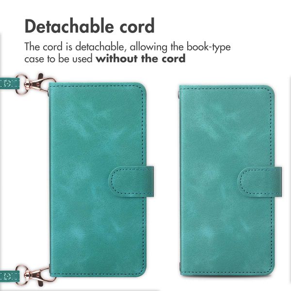 imoshion Bookcase with Strap Apple iPhone 12 (Pro) - Turquoise