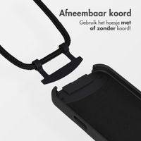 imoshion Color Backcover met afneembaar koord met MagSafe Apple iPhone 17 Pro - Zwart