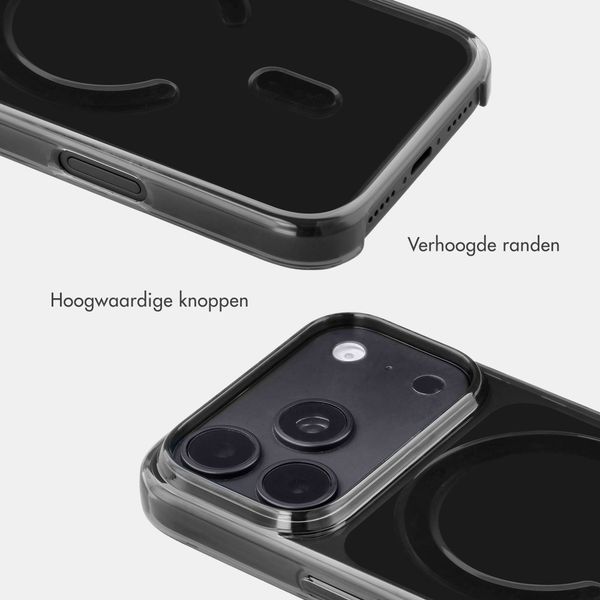 Accezz Lite Backcover met MagSafe Apple iPhone 18 Pro Max / 17 Pro Max - Smokey Clear