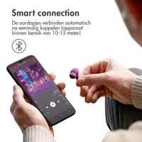 imoshion Aura Pro In-Earbuds - Draadloze oordopjes - Bluetooth draadloze oortjes - Met ANC noise cancelling functie - Bordeaux