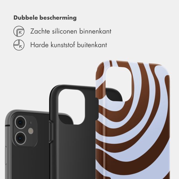 Selencia Vivid Backcover Apple iPhone 11 - Dream Swirl Chocolate