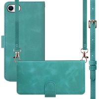 imoshion Bookcase with Strap Apple iPhone SE (2022 / 2020) / 8 / 7 - Turquoise