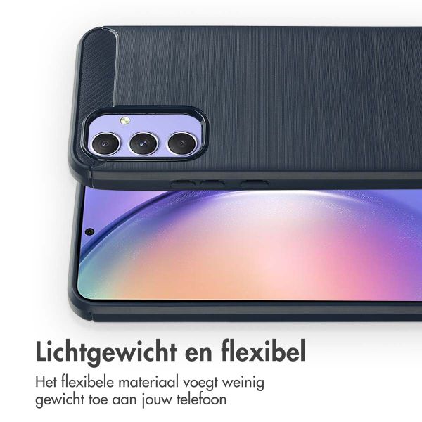 imoshion Brushed Backcover Samsung Galaxy A54 (5G) - Donkerblauw