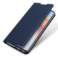 Dux Ducis Slim Softcase Bookcase Oppo Reno4 Pro 5G - Donkerblauw