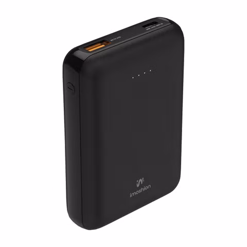imoshion Compact Powerbank 10.000 mAh - Kleine powerbank - Quick Charge en Power Delivery - Zwart