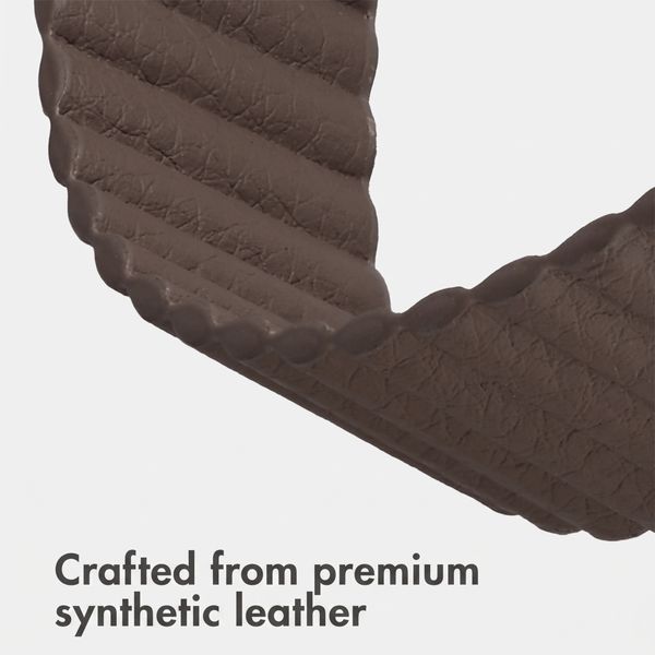 imoshion Magnetic Faux Leather Band Apple Watch | 38/40/41/42 mm - Dark Brown