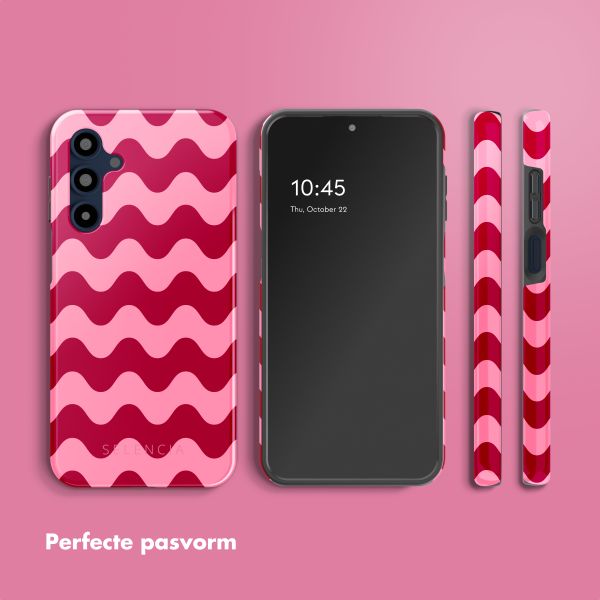 Selencia Vivid Tough Backcover Samsung Galaxy A16 - Wave Vibes Lipstick