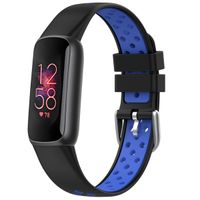 imoshion Siliconen sport bandje Fitbit Luxe - Zwart/Blauw