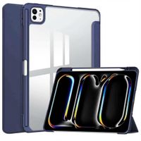 imoshion Trifold Hardcase Bookcase Apple iPad Pro 13 (2025) M5 / (2024) M4 - Donkerblauw