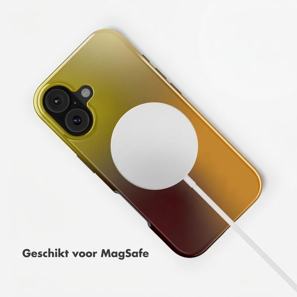 Selencia Vivid Backcover met MagSafe Apple iPhone 17 - Gradient Olive Dust