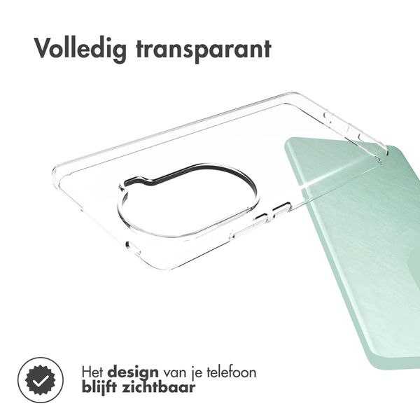 Accezz Clear Backcover Oppo Reno 11 - Transparant