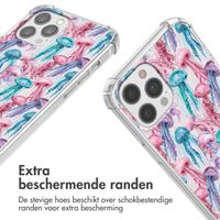 imoshion Design hoesje met koord iPhone 12 Pro Max - Jellyfish Watercolor