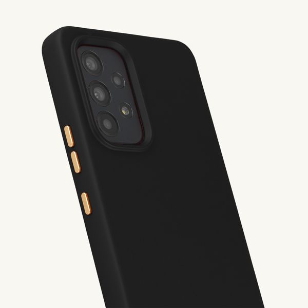 Selencia Rivièra MagSafe Backcover met afneembare haakjes Samsung Galaxy A53 - Velvet Black