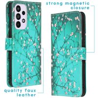 imoshion Design Softcase Bookcase Samsung Galaxy A33 - Blossom