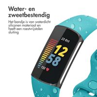 imoshion Siliconen bandje Fitbit Charge 5 / Charge 6 - Maat L - Turquoise