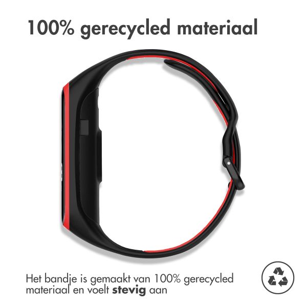 imoshion Siliconen sport bandje Samsung Galaxy Fit 2 - Zwart / Rood