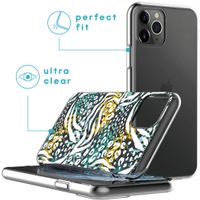 imoshion Design hoesje iPhone 11 Pro - Jungle - Wit / Zwart / Groen