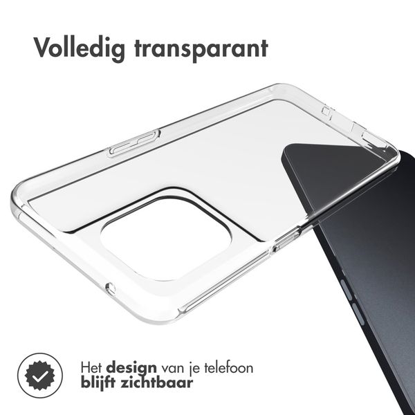 Accezz Clear Backcover Oppo Reno 8 5G - Transparant