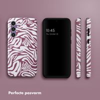 Selencia Vivid Backcover Samsung Galaxy S23 FE - Trippy Swirl Dark Rose